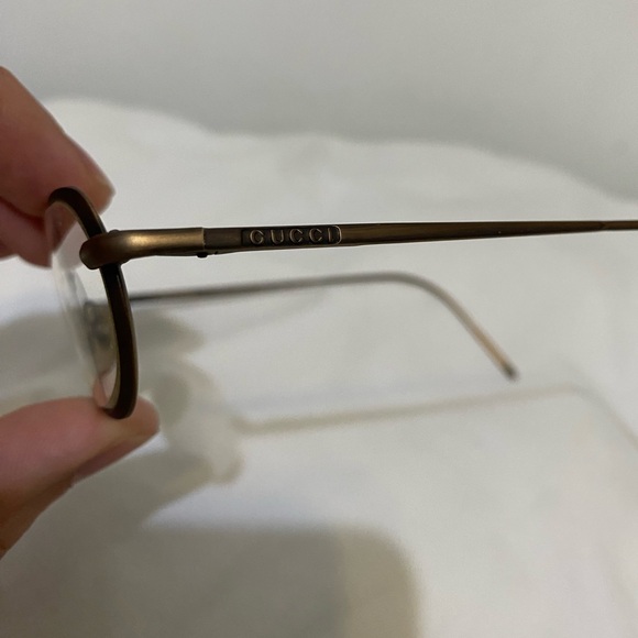 Vintage Gucci Copper/Bronze Round Optical Frames - Picture 7 of 8